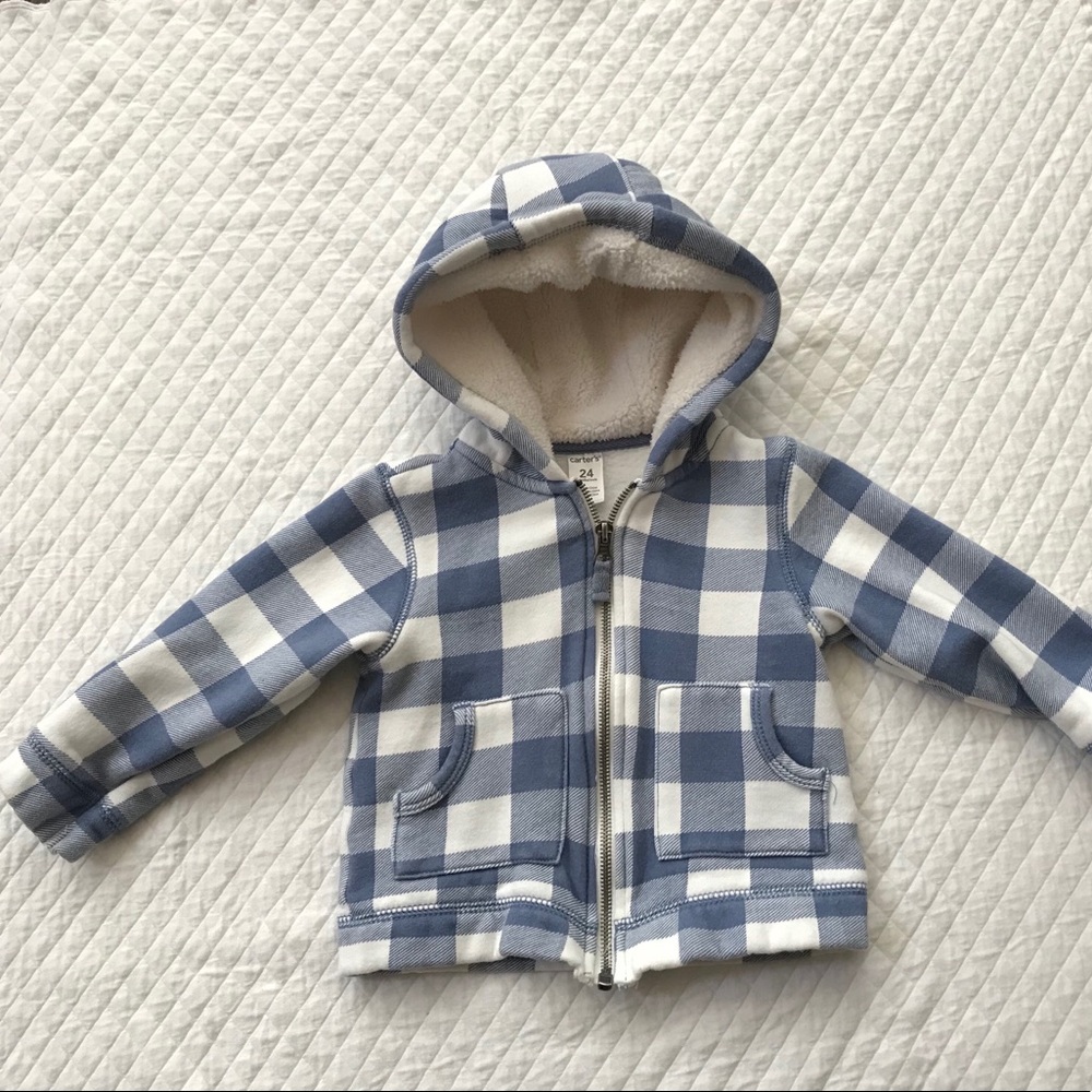 Like New! Carter’s Zip Hoodie 24 Months